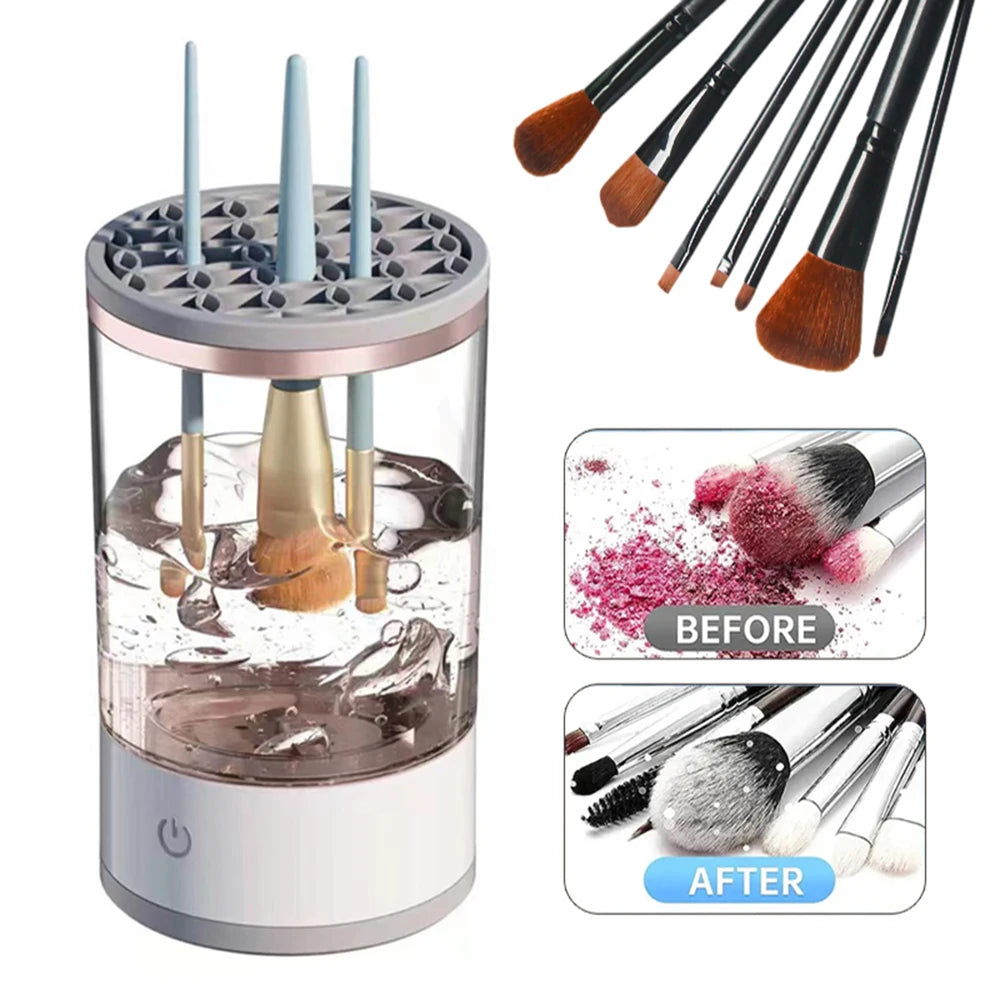 3 In 1 Electric Makeup Brush Cleaner