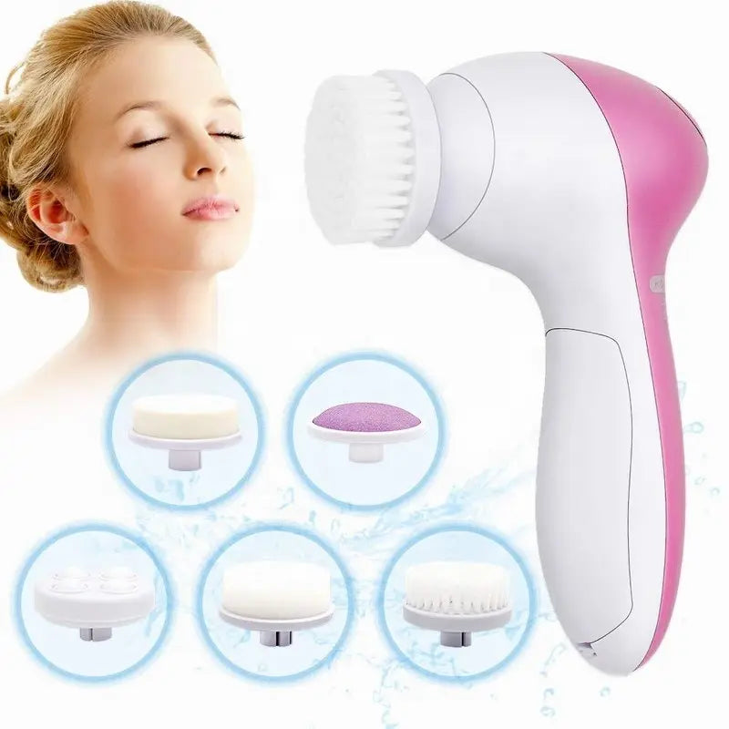 Electric 5 In 1 Facial Cleaner